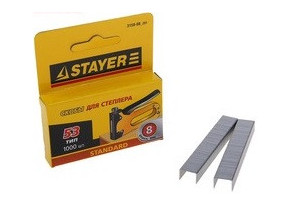 Скобы для степлера "Stayer" 8мм тип 53 (1000шт.)